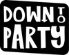 Down to Party logo