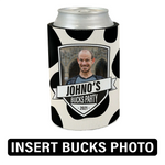 Cow Bucks Badge - Stubby Holder