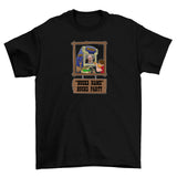 Big Buck Hunter Bucks Party black t shirt full size