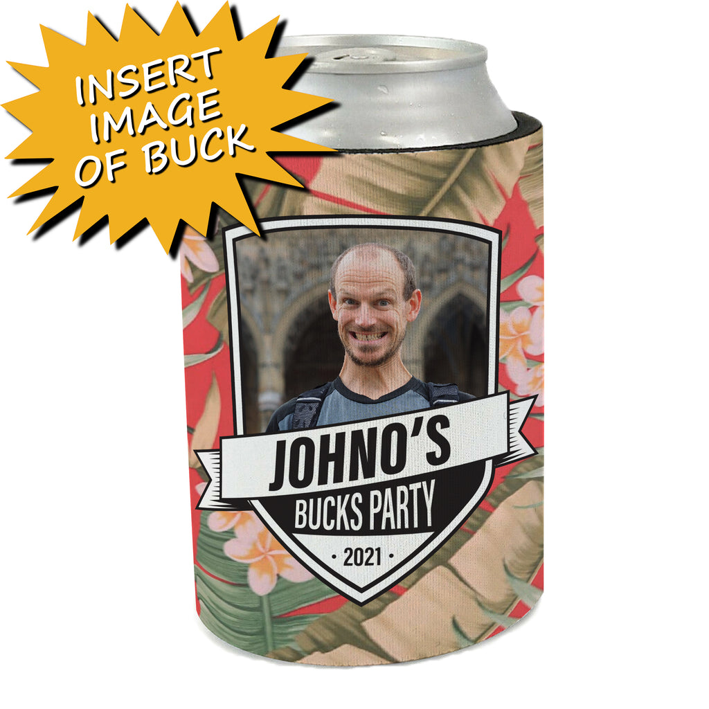 Bucks party stubby holders 2025